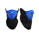 Neoprene face protection mask, blue color